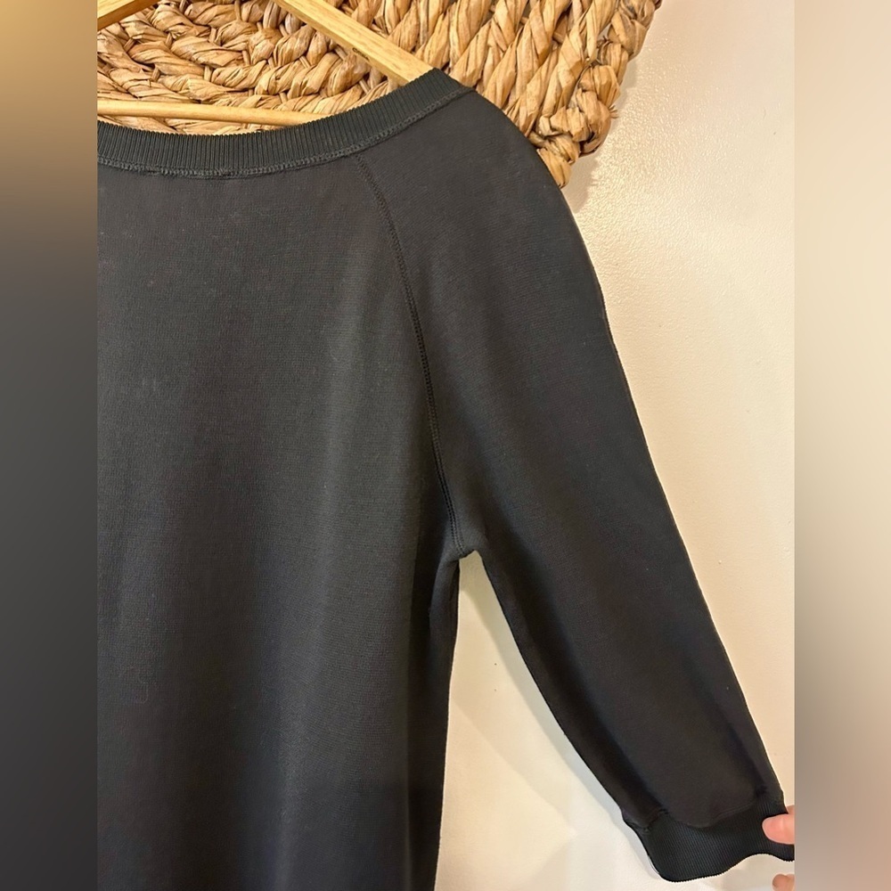 St. John Essentials Milano Knit 3/4 Sleeve Round Neck Dress Size 16 - Picture 7 of 12